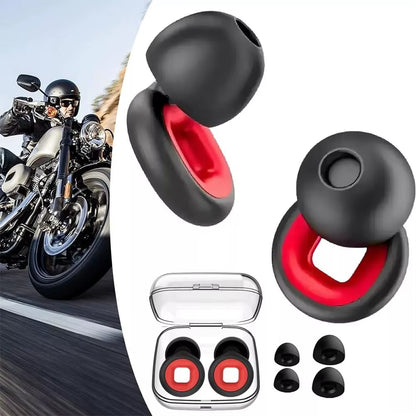 1/2/3Pairs Sleep Soundproof Earplugs Motorcycle Noise Reduction Earplugs Anti-Noise Mute Earplugs Portable Motorcycle Equipment
